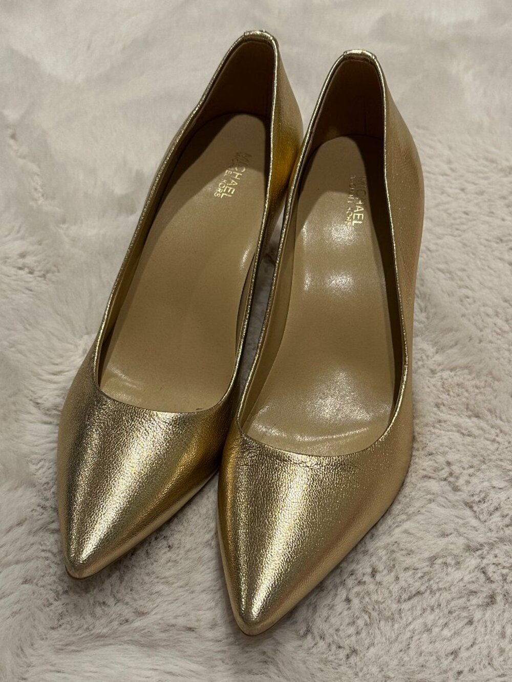NEW - Michael Kors Gold Pumps- Size 10